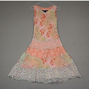 Hype Vintage Girls Floral Summer Dress- Size 7
